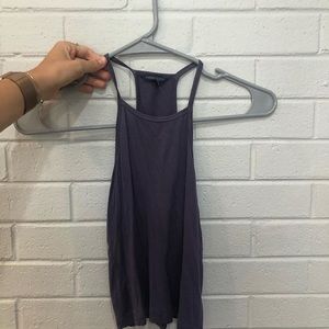 purple tank top